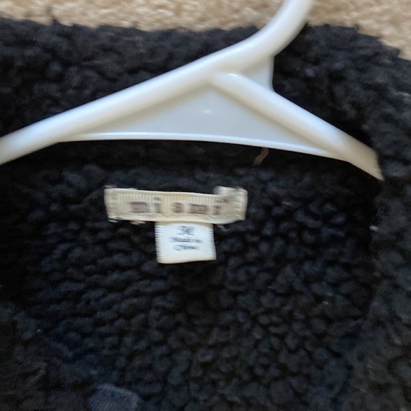 Black lined denim jacket - Picture 3 of 3